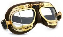 Halcyon Eyewear - Mk49 Antique Leather Scooter Goggles