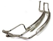 Chrome Rear Crashbars (Including Footrests) for Classic Vespa Scooters