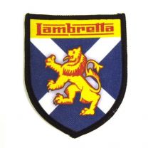 Lambretta St Andrews Cross Shield Sew on Badge