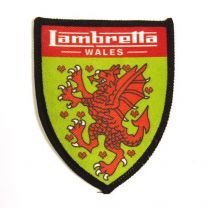 Lambretta Welsh Shield Sew on Badge