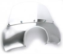 Lambretta Flyscreen - Silver Mod - SX Series