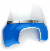 Lambretta Flyscreen - Transparent Blue GP Mod