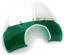 Lambretta Flyscreen - Transparent Green Mod - SX Series