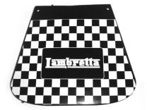 Lambretta Mudflap - Black Chequered 