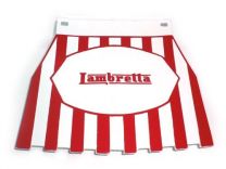 Lambretta Mudflap - Red Striped