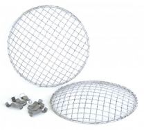 Headlight Stoneguard Mesh Stainless Steel - 7Inch