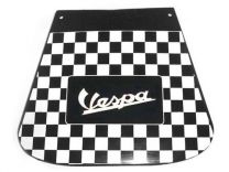 Vespa Mudflap - Black Chequered